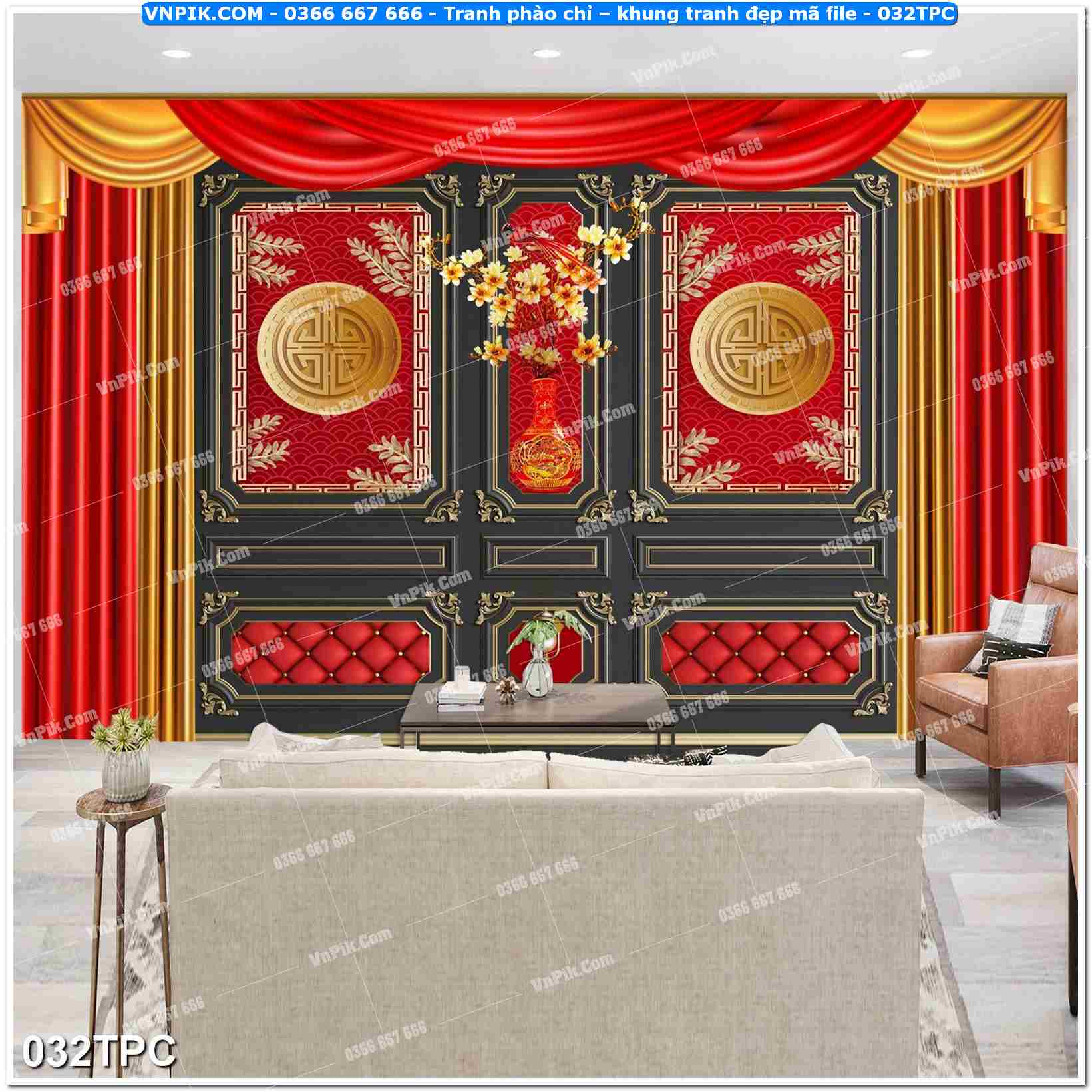 Tranh phào chỉ – khung tranh đẹp mã file 032TPC