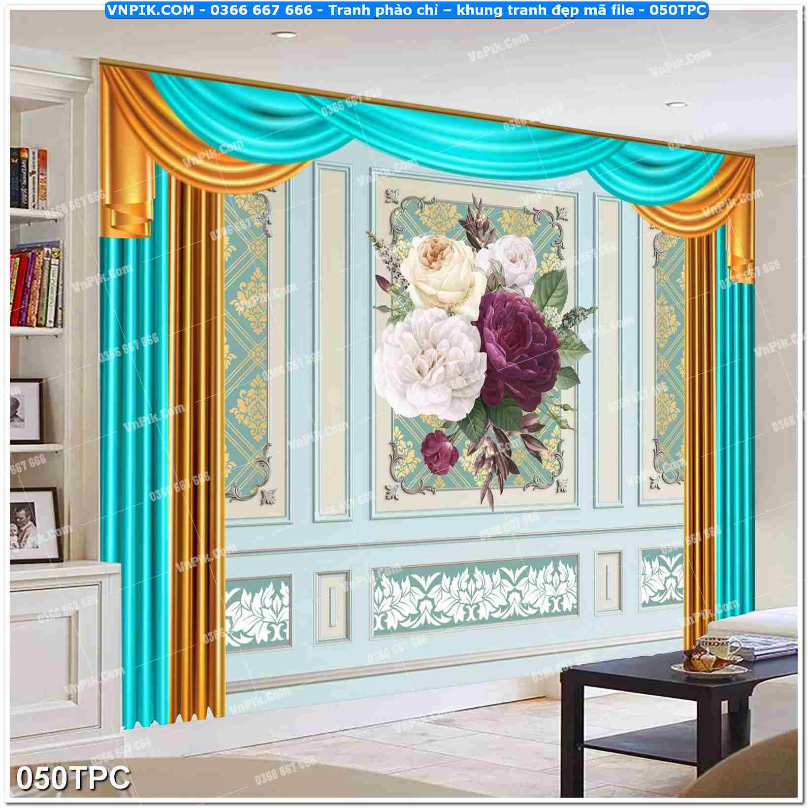 Tranh phào chỉ – khung tranh đẹp mã file 050TPC