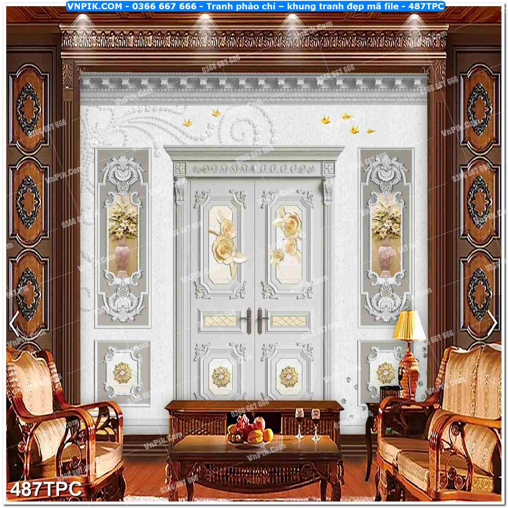 Tranh phào chỉ – khung tranh đẹp mã file 487TPC