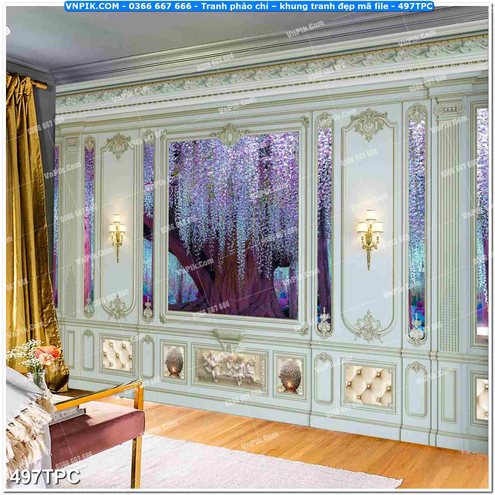 Tranh phào chỉ – khung tranh đẹp mã file 497TPC