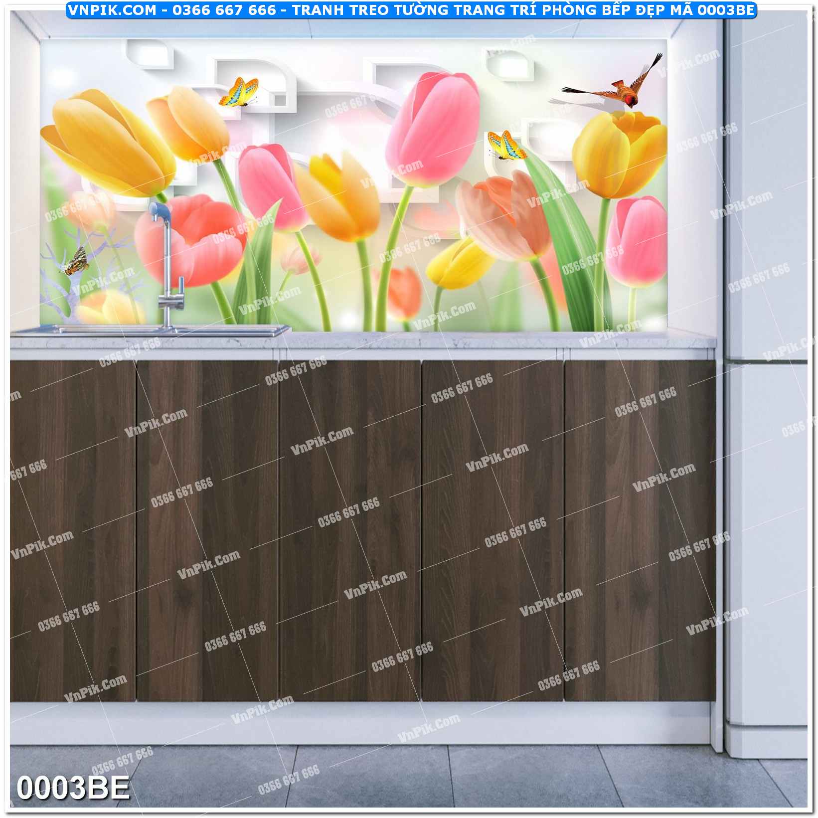 Tranh treo tường trang trí phòng bếp đẹp mã 0003BE