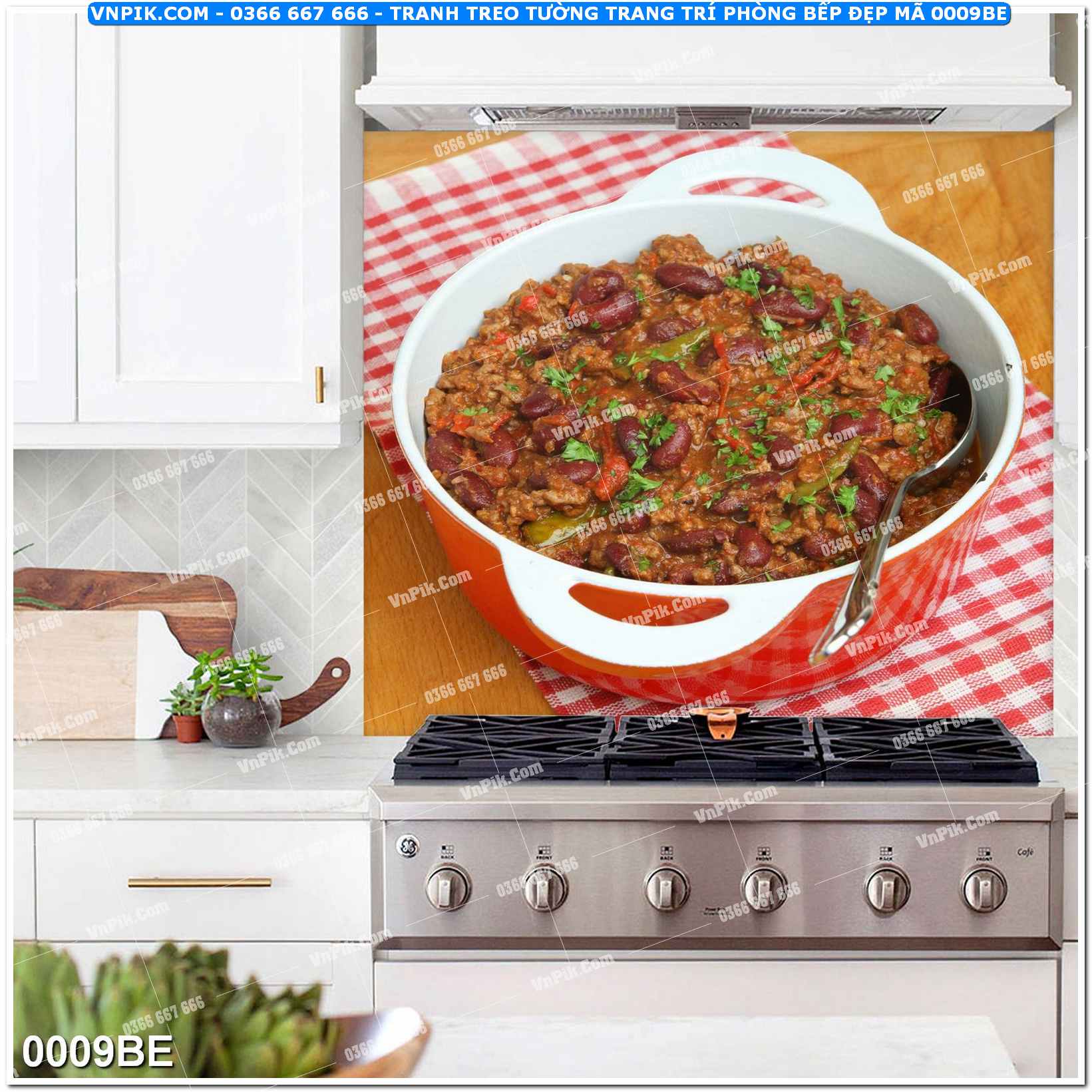 Tranh treo tường trang trí phòng bếp đẹp mã 0009BE