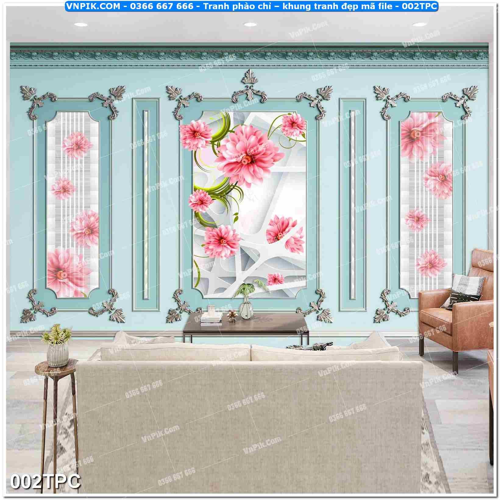 Tranh phào chỉ – khung tranh đẹp mã file 002TPC