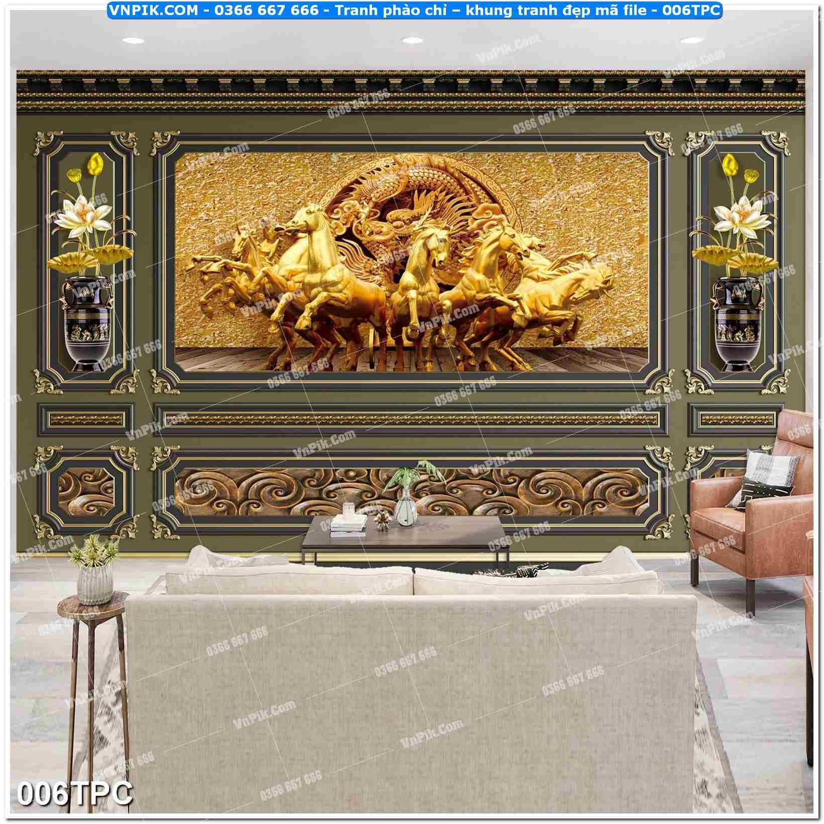 Tranh phào chỉ – khung tranh đẹp mã file 006TPC