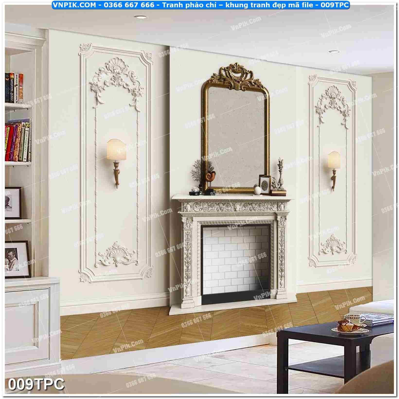 Tranh phào chỉ – khung tranh đẹp mã file 009TPC