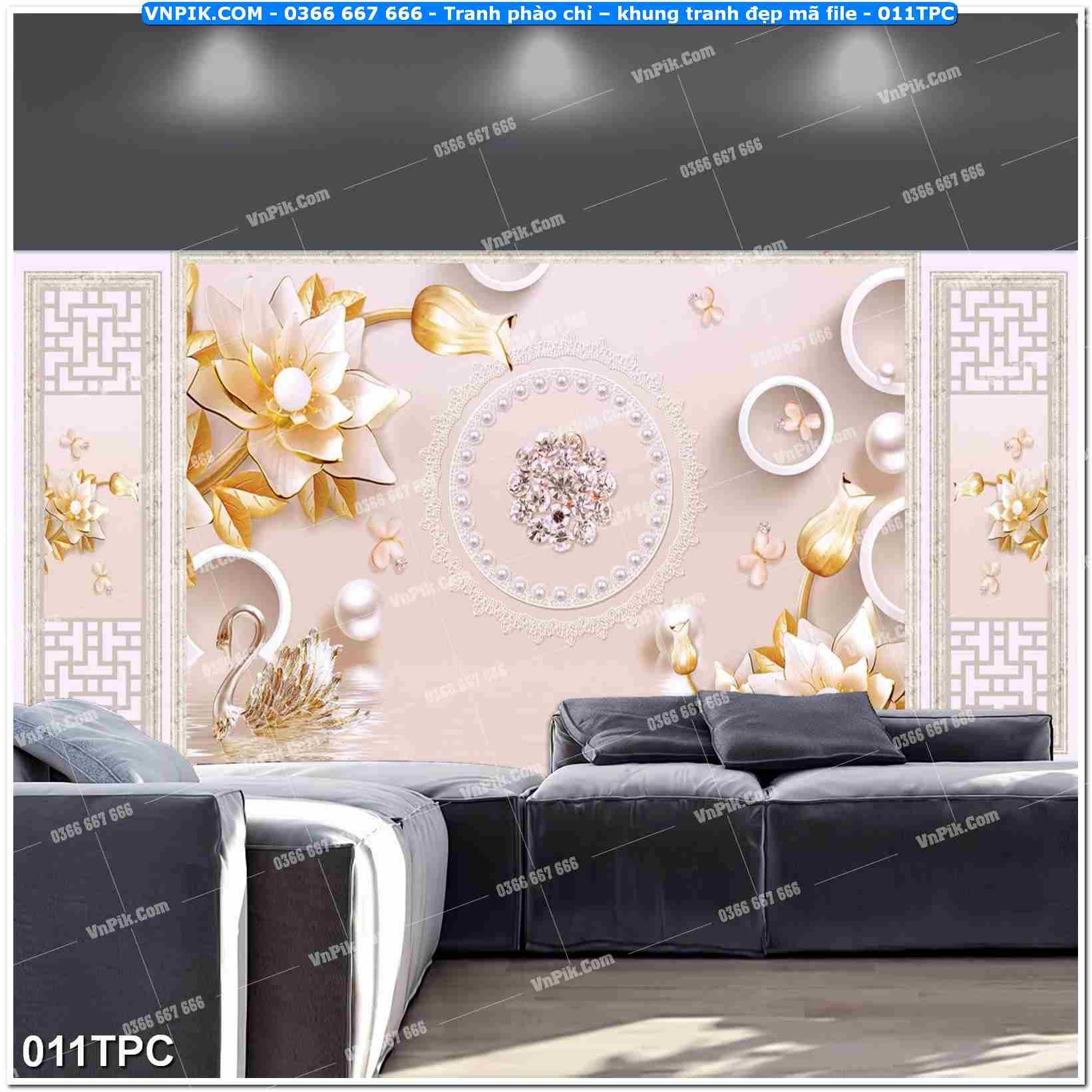 Tranh phào chỉ – khung tranh đẹp mã file 011TPC