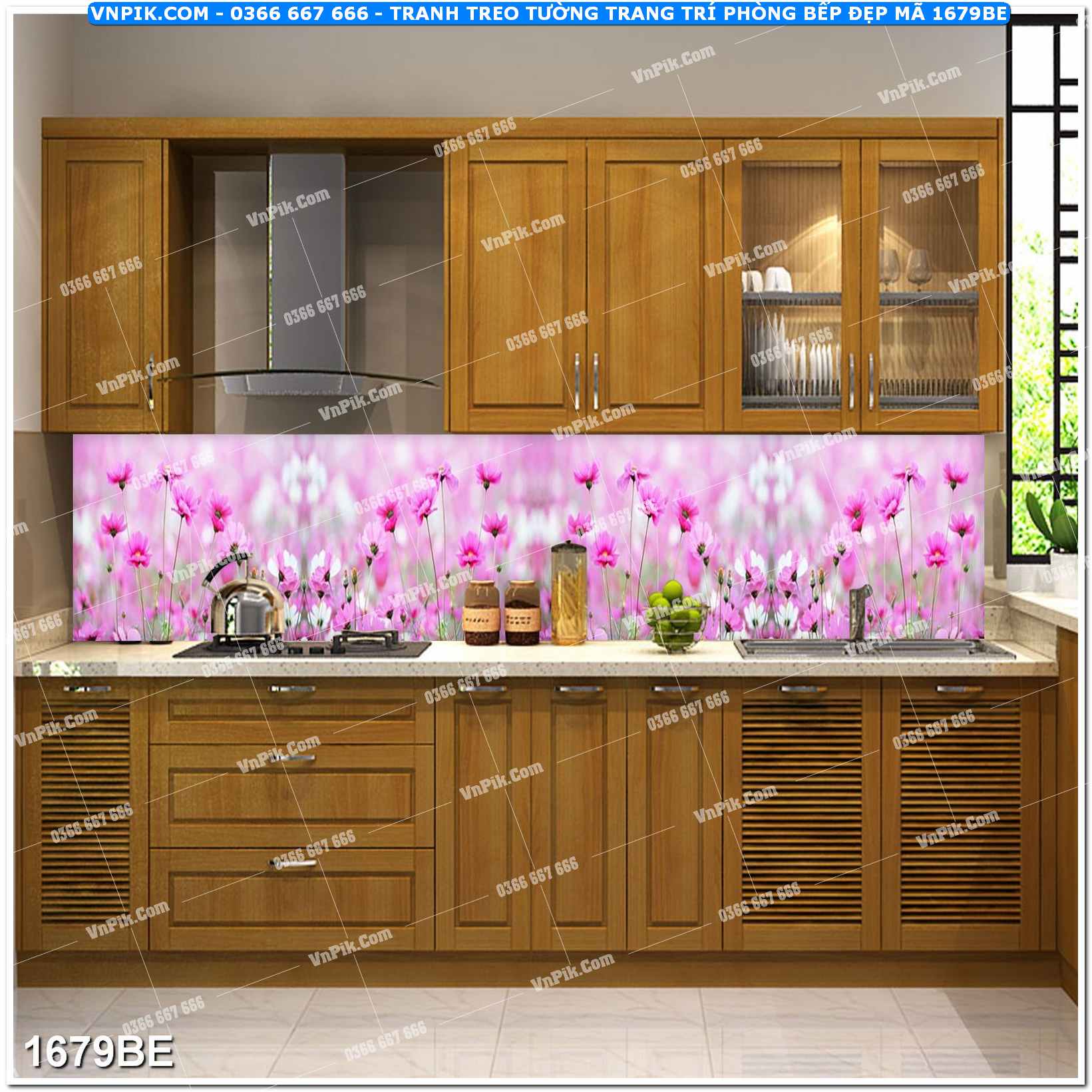 Tranh treo tường trang trí phòng bếp đẹp mã 1679BE