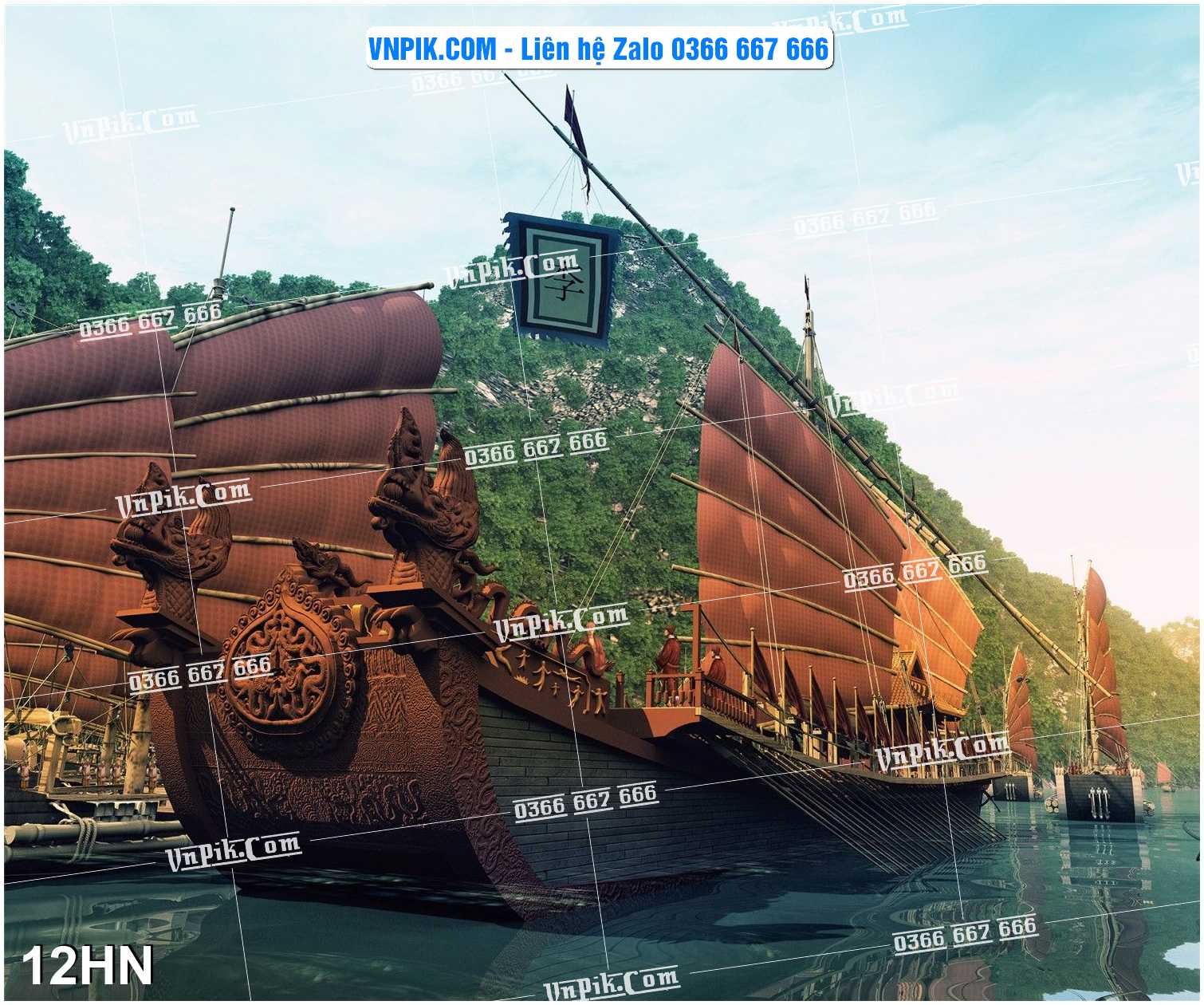 File Tranh Hà Nội Xưa Mã File 12HN