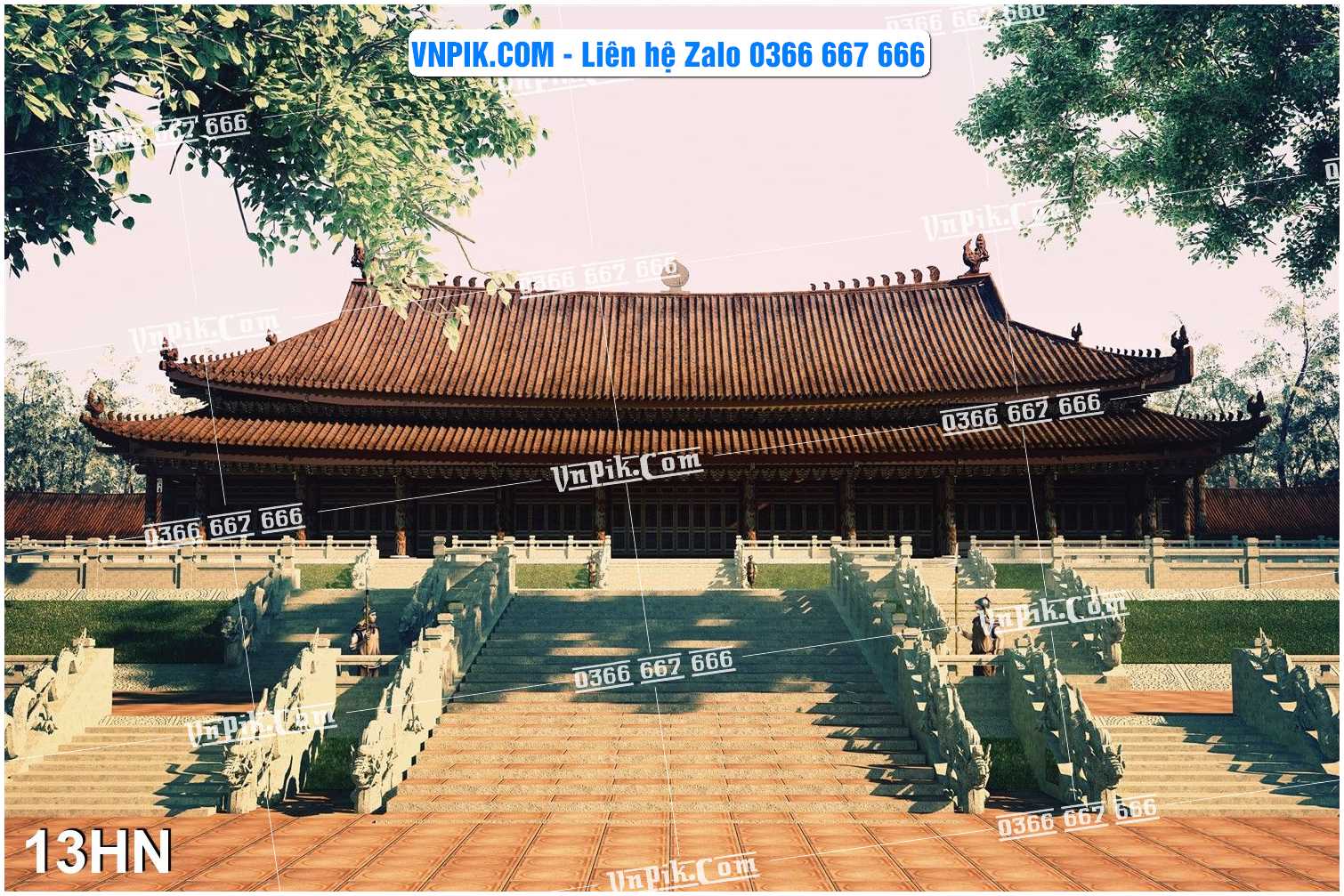 File Tranh Hà Nội Xưa Mã File 13HN