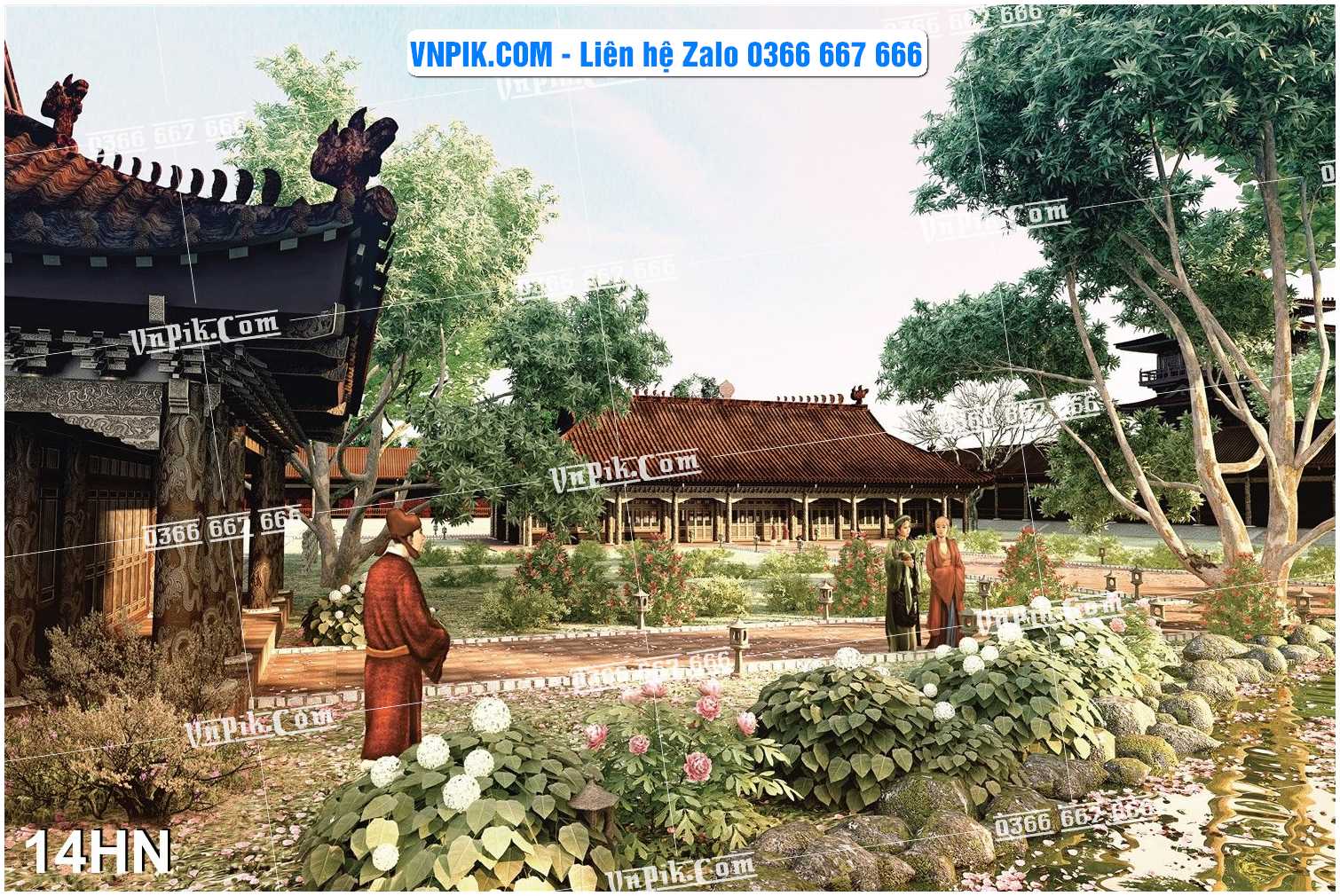 File Tranh Hà Nội Xưa Mã File 14HN