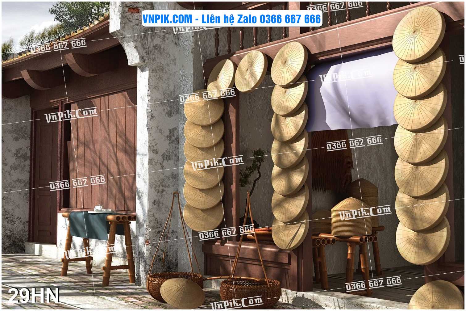 File Tranh Hà Nội Xưa Mã File 29HN