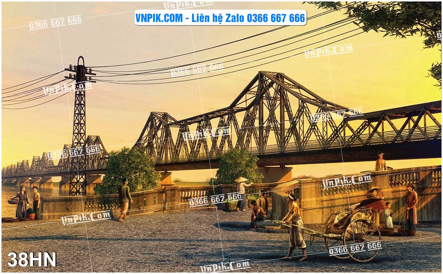 File Tranh Hà Nội Xưa Mã File 38HN
