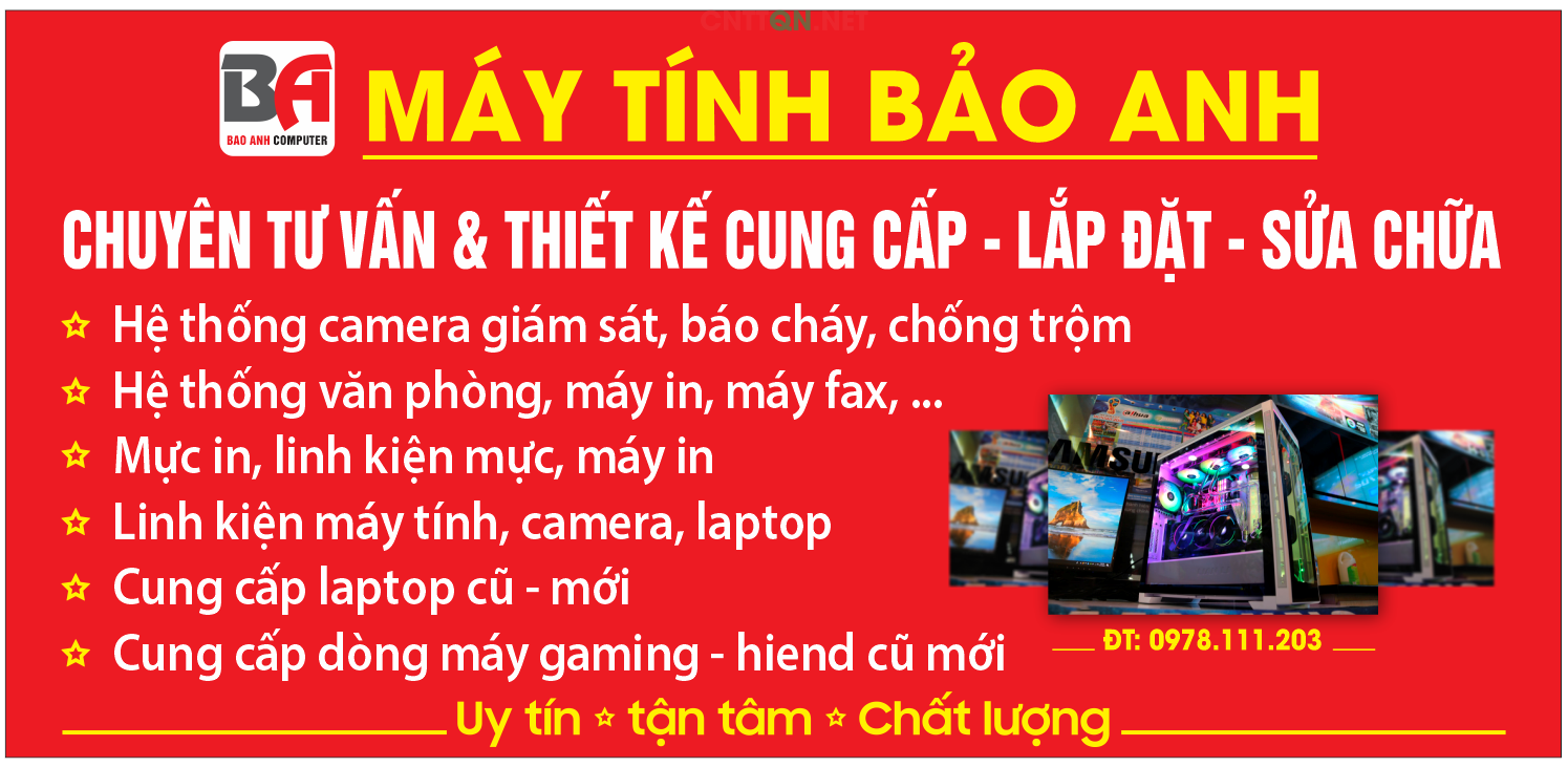 Market máy tính Bảo Anh tư vấn lắp đặt camera, máy tính