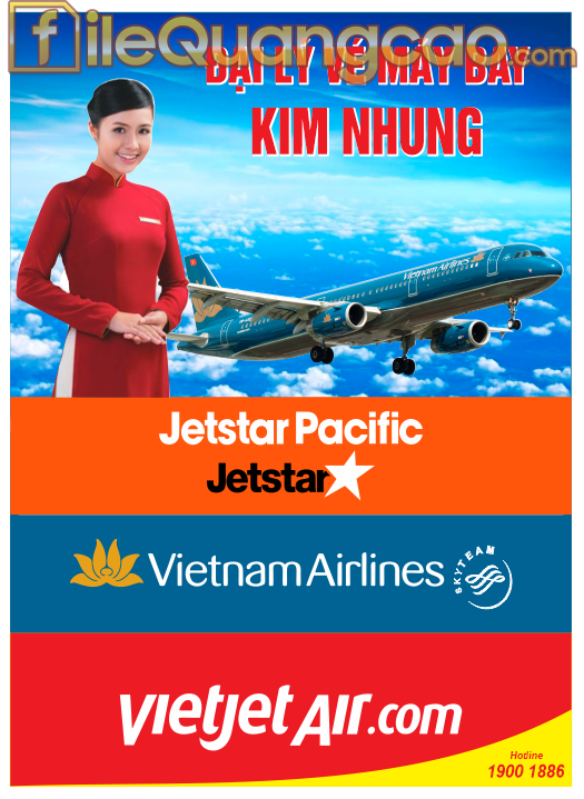Market đại lý vé máy bay Kim Nhung Vietnam Airlines file CDR