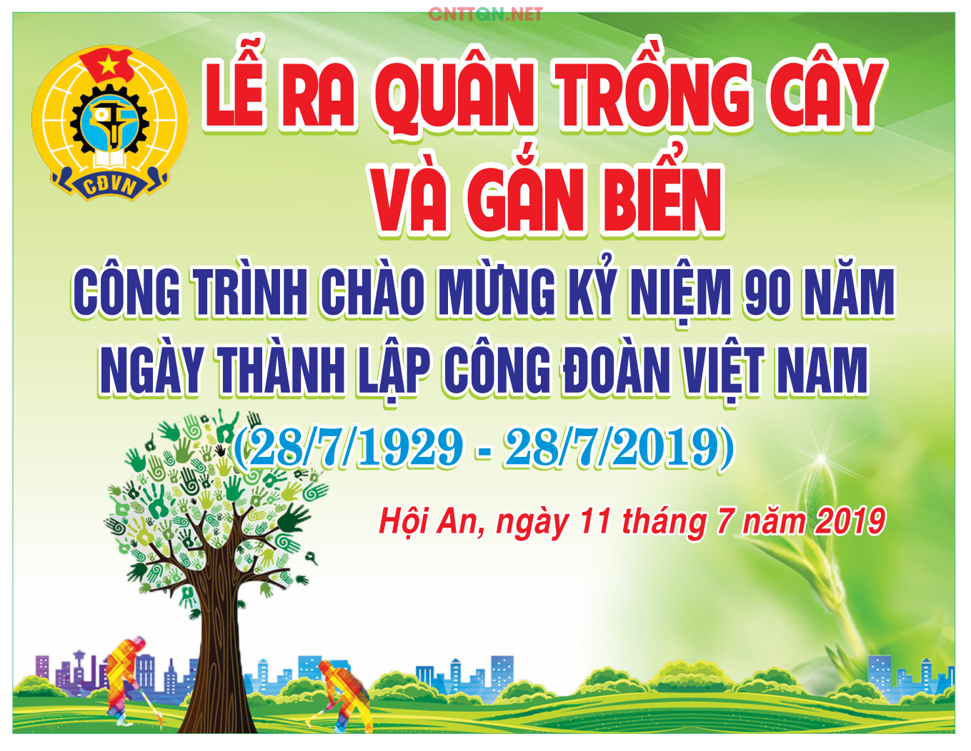 Market Lễ ra quân trồng cây và gắn kết file CDR