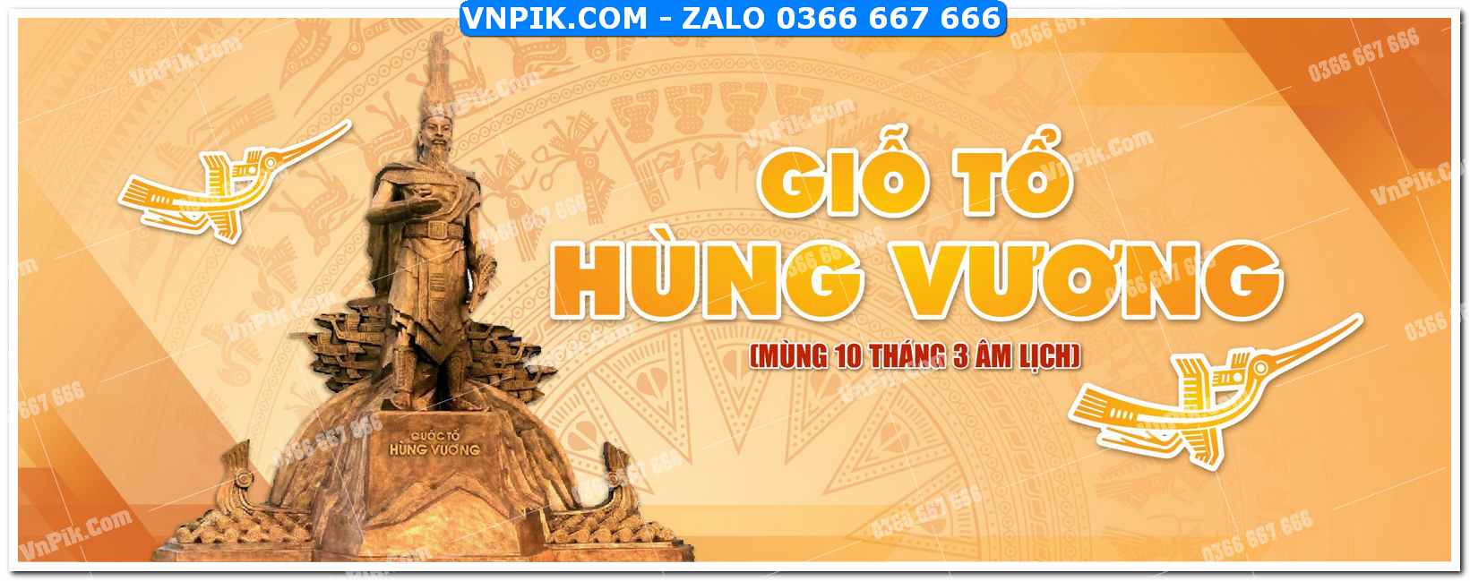 Phông nền maket giỗ tổ hùng vương file thiết kế vector mẫu 4