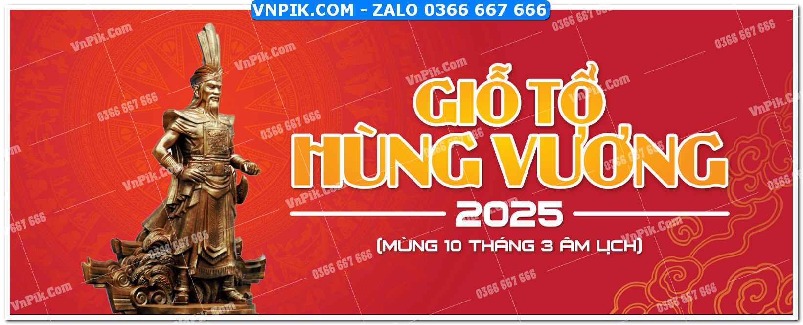 Phông nền maket giỗ tổ hùng vương file thiết kế vector mẫu 7