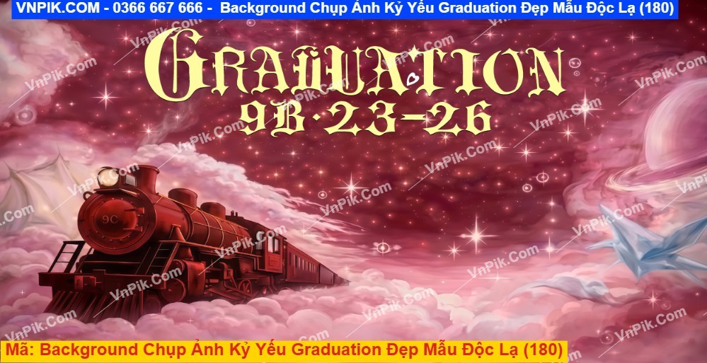 Background Chụp Ảnh Kỷ Yếu Graduation Đẹp Mẫu Độc Lạ (180)