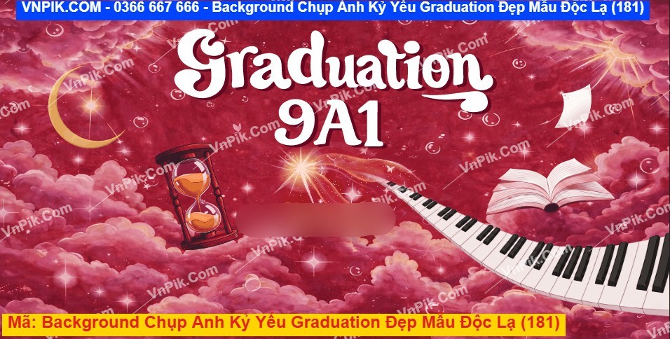 Background Chụp Ảnh Kỷ Yếu Graduation Đẹp Mẫu Độc Lạ (181)