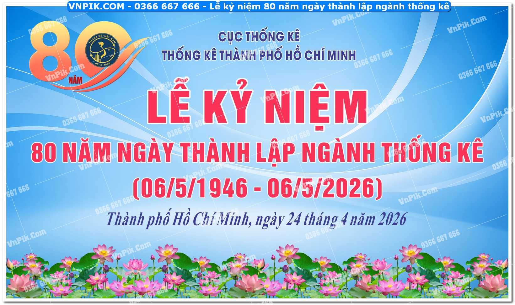 Lễ kỷ niệm 80 năm ngày thành lập ngành thống kê