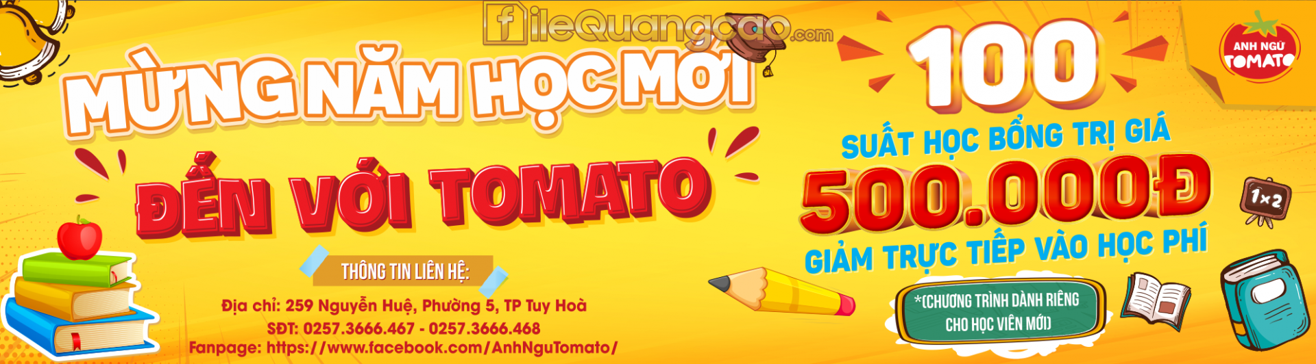 Market Mừng năm học mới đến với Tomato tặng quà CDR