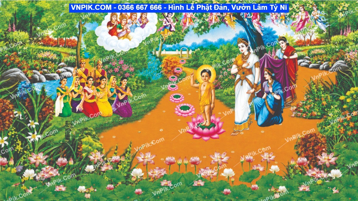 Lễ Phật Đản, Vườn Lâm Tỳ Ni 24189