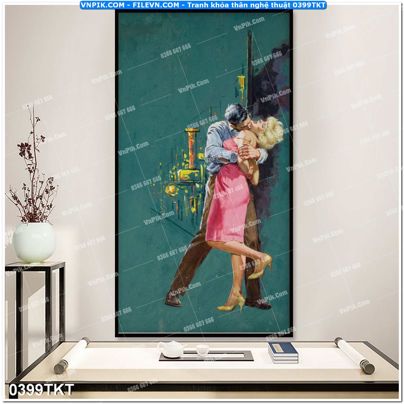 Tranh khỏa thân nghệ thuật 0399TTV