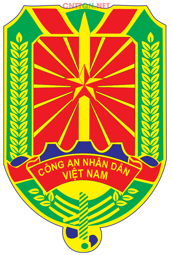 Biểu tượng "vì an ninh tổ quôc" Thanh kiếm lá chắn