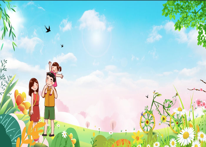 Phông Nền Mùa Xuân, Cắm Trại, Picnic (21) - Kho tài nguyên đồ họa