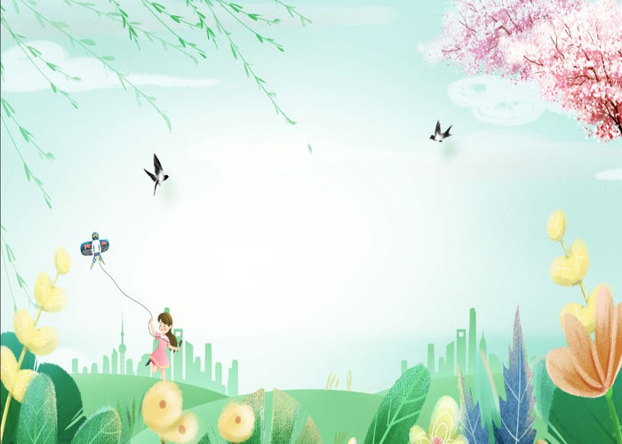 Phông Nền Mùa Xuân, Cắm Trại, Picnic (30) - Kho tài nguyên đồ họa