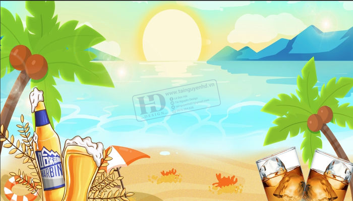 Vector Tranh Trang Trí, Bia Hơi, Quán Lẩu Nướng (13) - Kho tài nguyên đồ họa