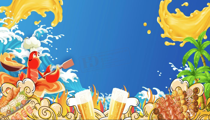 Vector Tranh Trang Trí, Bia Hơi, Quán Lẩu Nướng (21) - Kho tài nguyên đồ họa