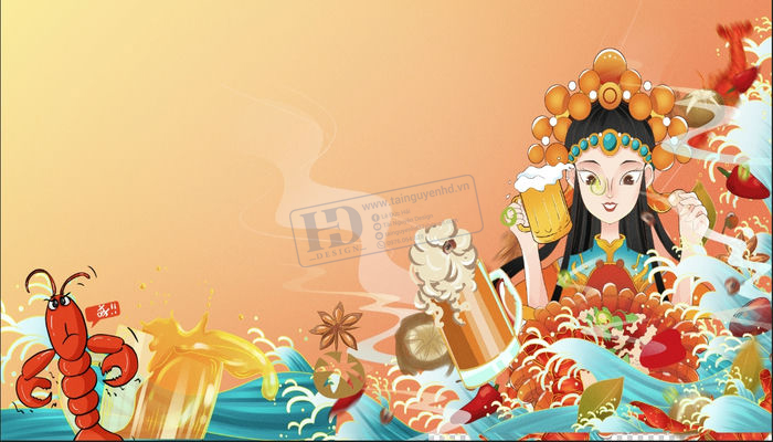 Vector Tranh Trang Trí, Bia Hơi, Quán Lẩu Nướng (35) - Kho tài nguyên đồ họa