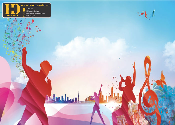 Phông Nền Ca Nhạc, Hát Cho Nhau Nghe, Karaoke (14) - Kho tài nguyên đồ họa
