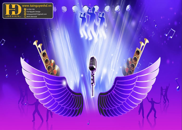 Phông Nền Ca Nhạc, Hát Cho Nhau Nghe, Karaoke (18) - Kho tài nguyên đồ họa