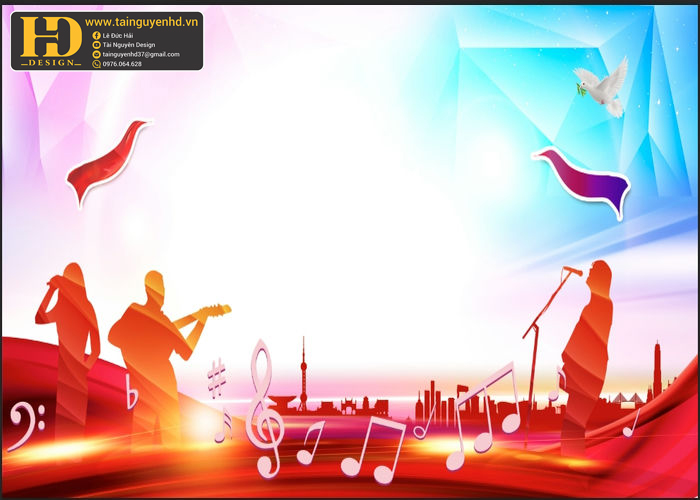 Phông Nền Ca Nhạc, Hát Cho Nhau Nghe, Karaoke (20) - Kho tài nguyên đồ họa