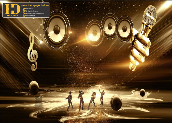 Phông Nền Ca Nhạc, Hát Cho Nhau Nghe, Karaoke (24) - Kho tài nguyên đồ họa