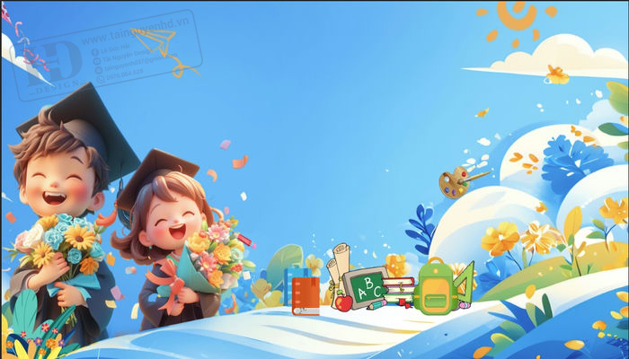 Phông Nền Lễ Tốt Nghiệp, Họp Lớp (11) - Kho tài nguyên đồ họa
