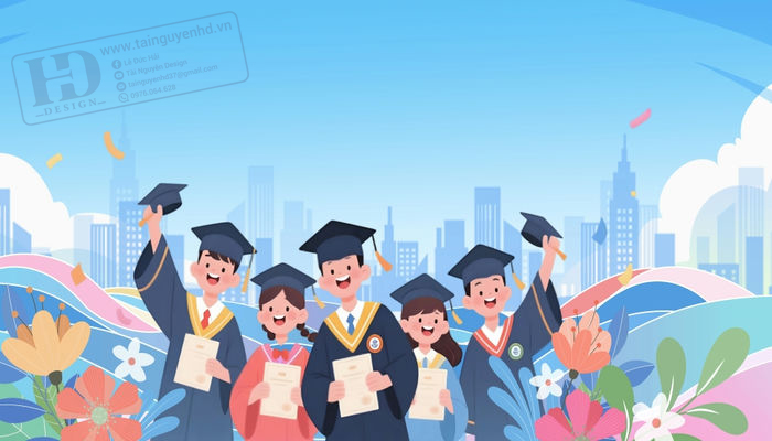 Phông Nền Lễ Tốt Nghiệp, Họp Lớp (12) - Kho tài nguyên đồ họa