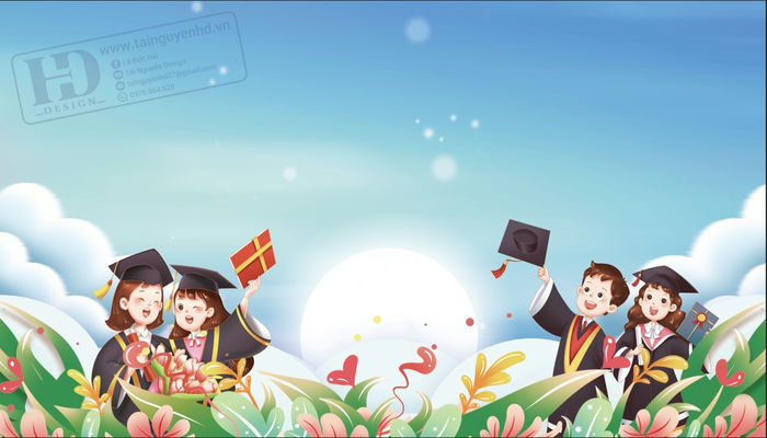 Phông Nền Lễ Tốt Nghiệp, Họp Lớp (24) - Kho tài nguyên đồ họa