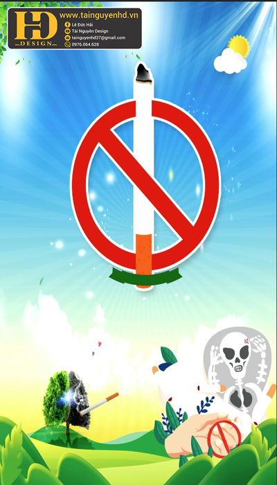 Poster Ngày Thế Giới Không Thuốc Lá (4) - Kho tài nguyên đồ họa