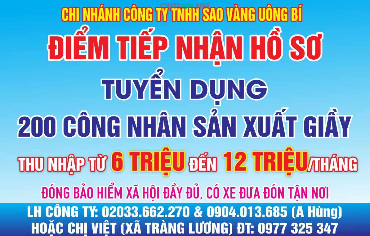 Market điểm tiếp nhận hồ sơ tuyển dụng file CDR