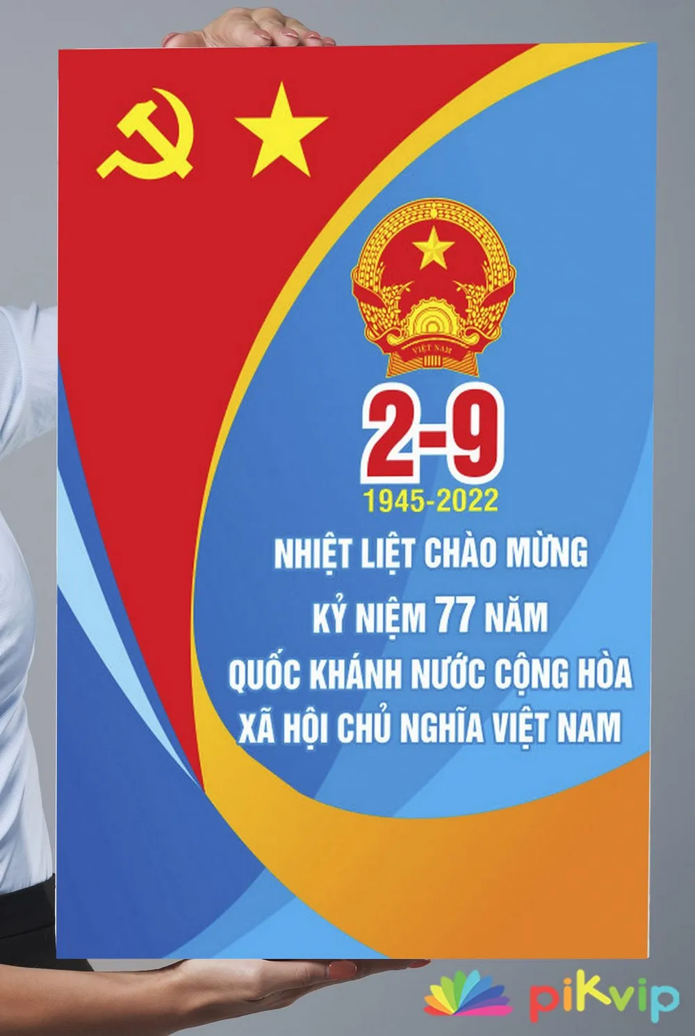 Mẫu Banner Chúc Mừng Quốc Khánh 2-9 Kỷ Niệm 77 Năm Ngày Độc Lập Việt Nam