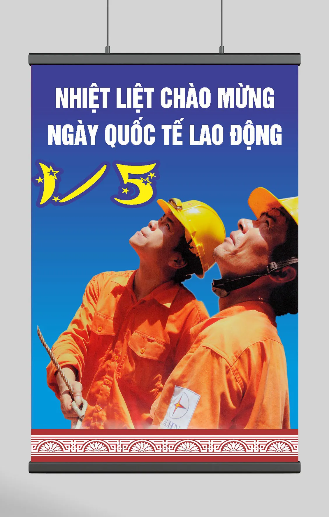 Mẫu Banner Chào Mừng Ngày Quốc Tế Lao Động 1/5: Tinh Thần Người Thợ Việt