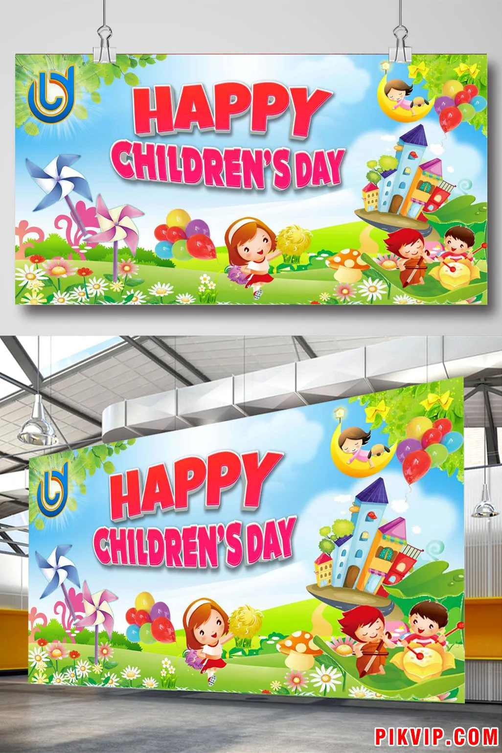 Thiết Kế Banner Hoạt Hình Ngày Quốc Tế Thiếu Nhi: Sắc Màu Hạnh Phúc Cho Bé Yêu