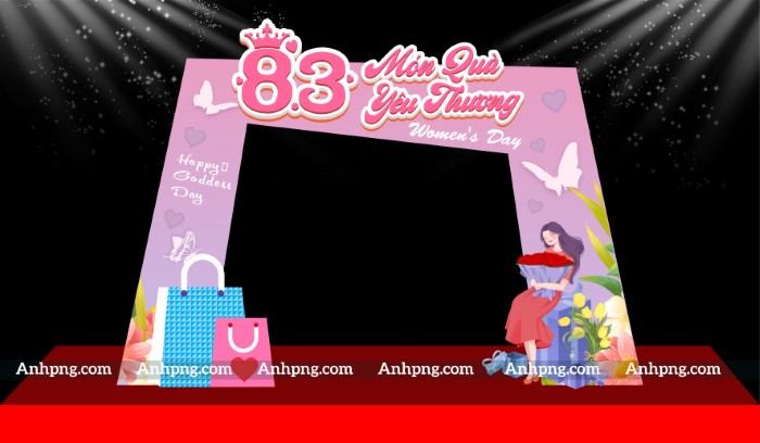 Mẫu Cổng Chào 8/3 - Trang Trí Ngày Quốc Tế Phụ Nữ Đẹp Nhất