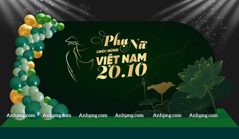 Ảnh 20/10 đẹp nhất 2025 – Vector Corel Ai thiết kế thiệp và phông nền
