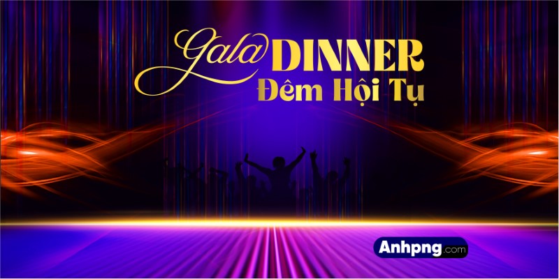 Sân Khấu Gala Dinner Đêm Hội Tụ – File Vector Corel, Ai thiết kế backdrop sự kiện