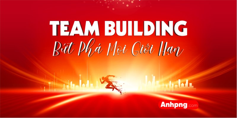 Market Team Building Bứt Phá Mọi Giới Hạn – mẫu phông nền in ấn đẹp