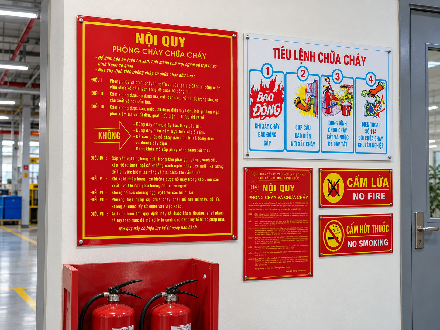 Biển Quy Định Phòng Cháy Chữa Cháy